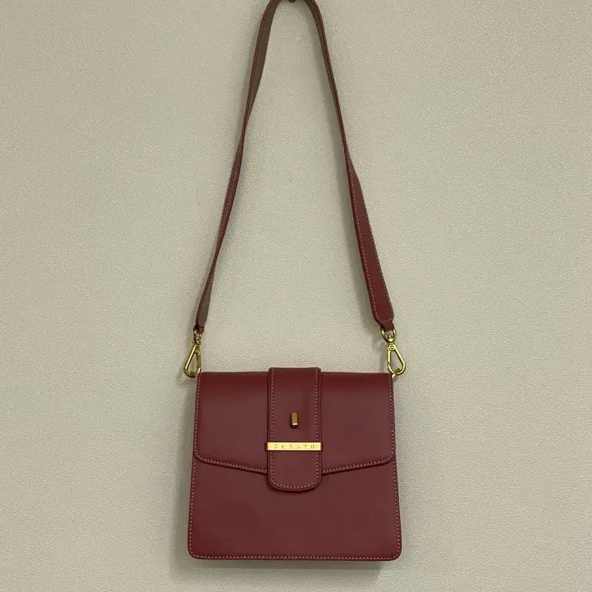 [BUNJANG] CARLYN New Hester Bag Rose Pink Crossbody / 칼린(CARLYN) 클래식한 소가죽 뉴헤스터백 로즈 핑크 크로스백