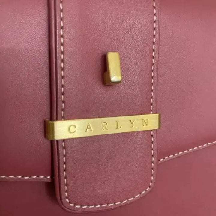 [BUNJANG] CARLYN New Hester Bag Rose Pink Crossbody / 칼린(CARLYN) 클래식한 소가죽 뉴헤스터백 로즈 핑크 크로스백