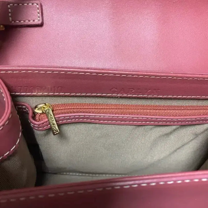 [BUNJANG] CARLYN New Hester Bag Rose Pink Crossbody / 칼린(CARLYN) 클래식한 소가죽 뉴헤스터백 로즈 핑크 크로스백