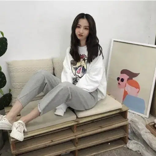 [BUNJANG] Banding Straight Training Pants / 밴딩 일자 트레이닝팬츠