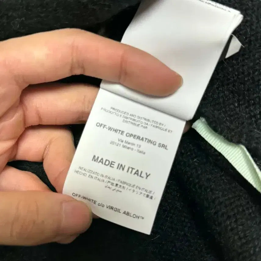 [BUNJANG] Off-White Mohair Knit Sweater / 오프화이트 모헤어 니트