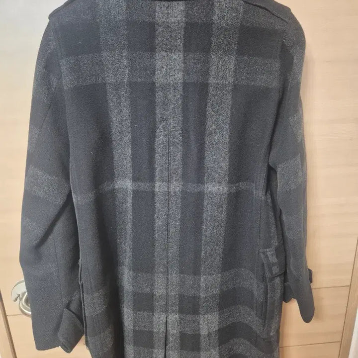 [BUNJANG] Burberry Brit Check Double Wool Coat / 버버리 브릿 체크 더블 코트 모직 코트