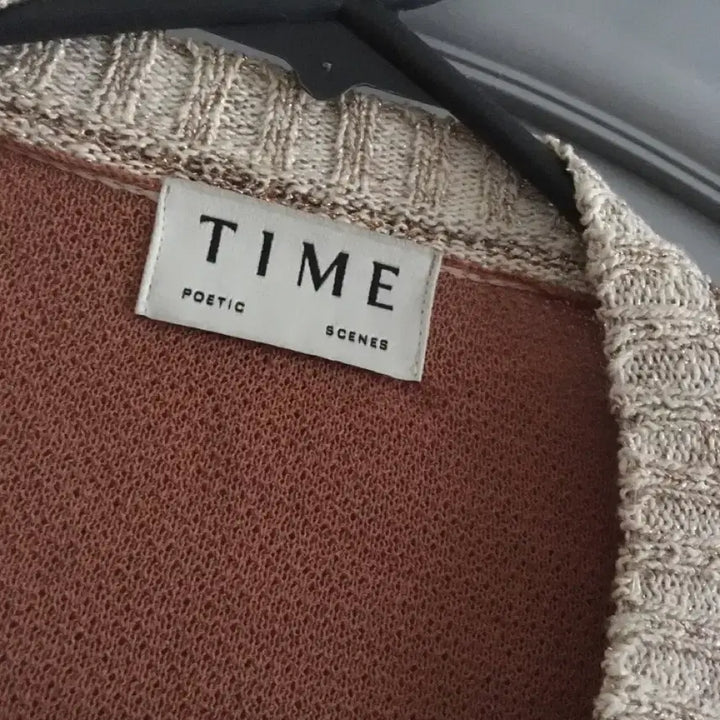 [BUNJANG] Time Color Block Knit Cardigan / 타임 시퀸 컬러 블록 니트 가디건 90사이즈