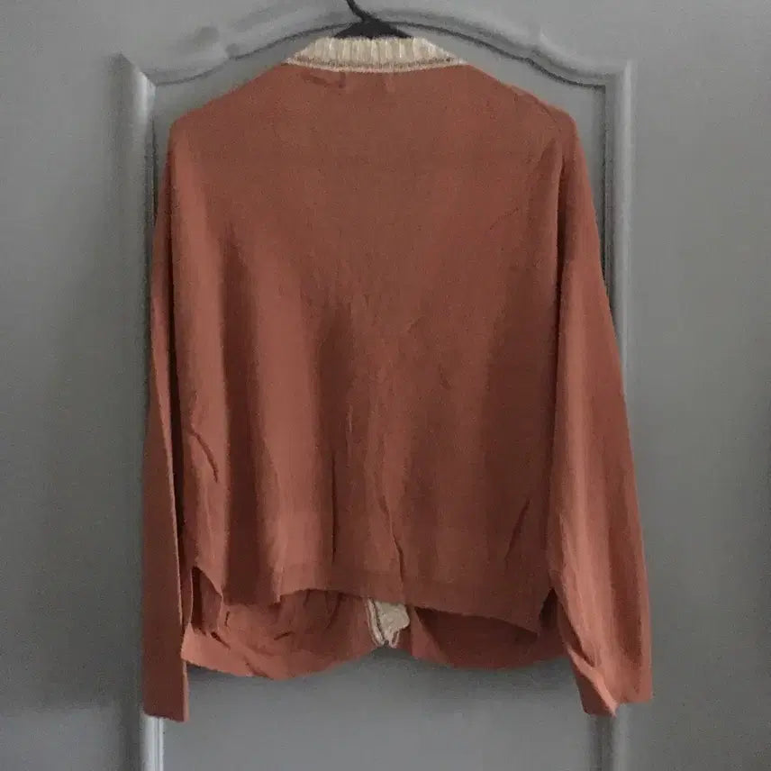 [BUNJANG] Time Color Block Knit Cardigan / 타임 시퀸 컬러 블록 니트 가디건 90사이즈