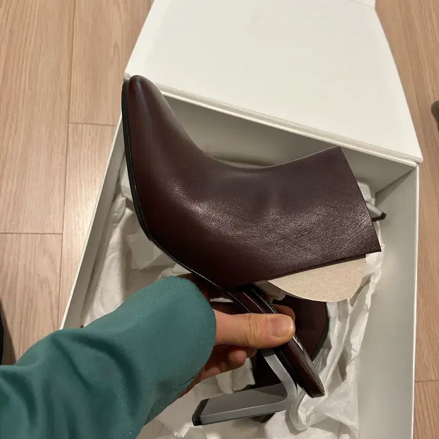 [BUNJANG] Jil Sander Calfskin Metal Mule 38 Size / 질샌더 카프스킨 메탈 뮬 38사이즈
