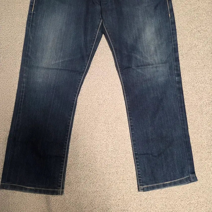 [BUNJANG] Evisu Vintage Printed Denim Pants / Evisu 빈티지 프린팅 데님팬츠 31-32