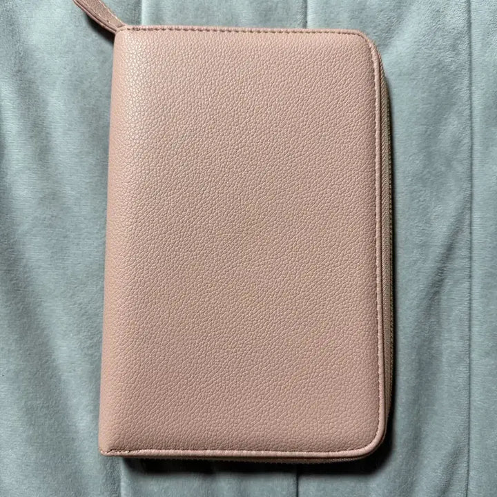 [BUNJANG] Pink Zipper Binder Wallet / 핑크색 지퍼 장지갑 겸 6공 다이어리 바운더