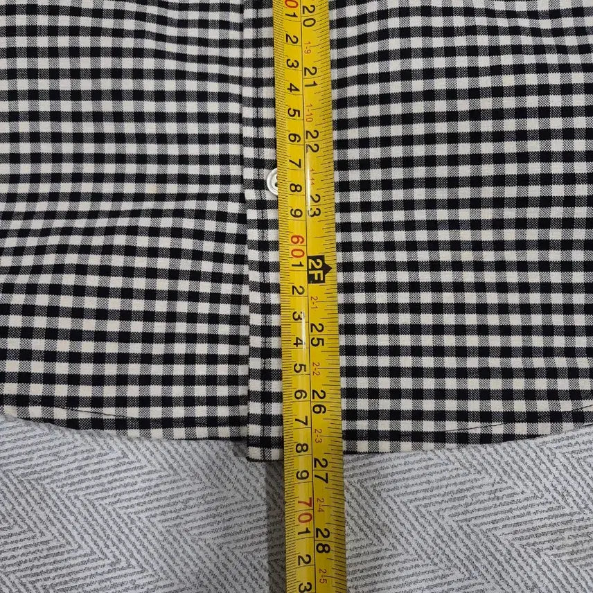 [BUNJANG] Carhartt Black and White Checkered Shirt / Carhartt 칼하트 블랙 화이트 체크 셔츠 남녀공용 XS~S사이즈