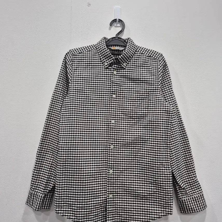[BUNJANG] Carhartt Black and White Checkered Shirt / Carhartt 칼하트 블랙 화이트 체크 셔츠 남녀공용 XS~S사이즈
