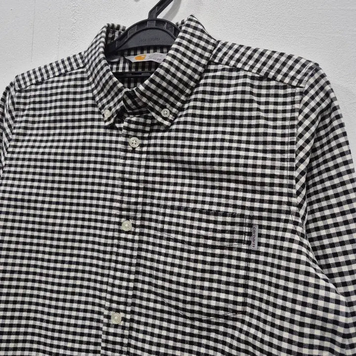[BUNJANG] Carhartt Black and White Checkered Shirt / Carhartt 칼하트 블랙 화이트 체크 셔츠 남녀공용 XS~S사이즈