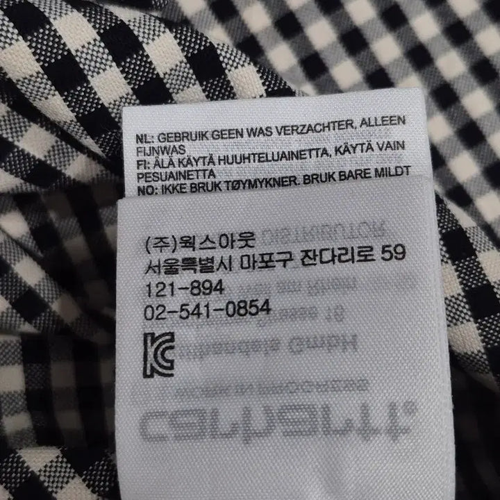 [BUNJANG] Carhartt Black and White Checkered Shirt / Carhartt 칼하트 블랙 화이트 체크 셔츠 남녀공용 XS~S사이즈