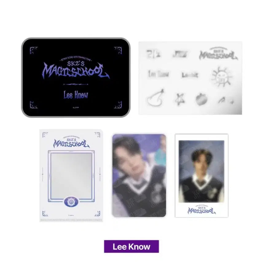 [BUNJANG] Stray Kids Lee Know Magic School Tin Case / 스키즈 스트레이키즈 매직스쿨 틴케이스 리노