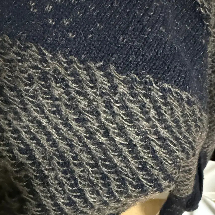 [BUNJANG] Wool Blend Hooded Cardigan / 베네통 울 혼방 후드 집업 가디건 원사이즈