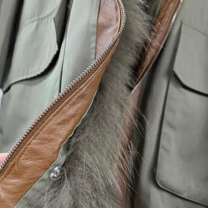 [BUNJANG] Fox Fur Parka / 폭스 토끼털 야상