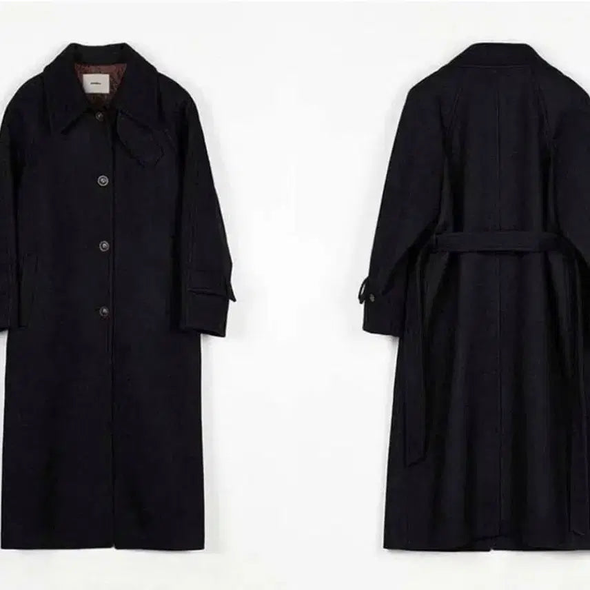[BUNJANG] Abamolly Cashmere Wool Single Coat / 아바몰리 캐시미어 울 싱글 코트