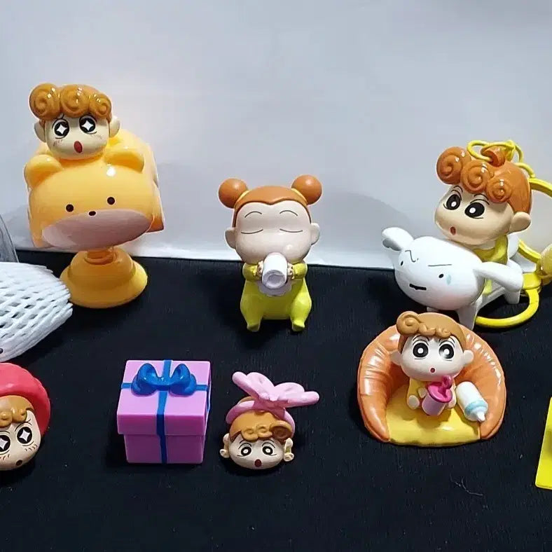 [BUNJANG] Crayon Shin-chan Jjang-a Figure and Keyring Bundle Set / 짱구는못말려 짱아피규어 짱아키링 세트