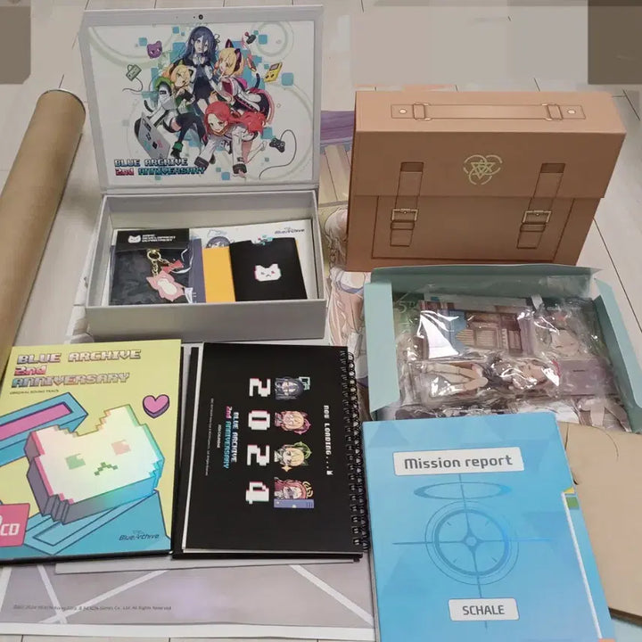 [SOLD OUT] 블루아카이브 2주년 + 2.5주년 ost cd 앨범 일괄 (포스터 포함)