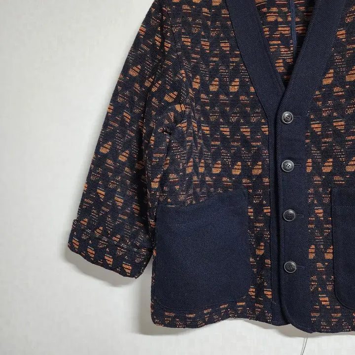 [BUNJANG] Customellow Voyage Pattern Cardigan Jacket / [38] 커스텀멜로우 / Voyage 7부 소매 패턴 가디건 자켓