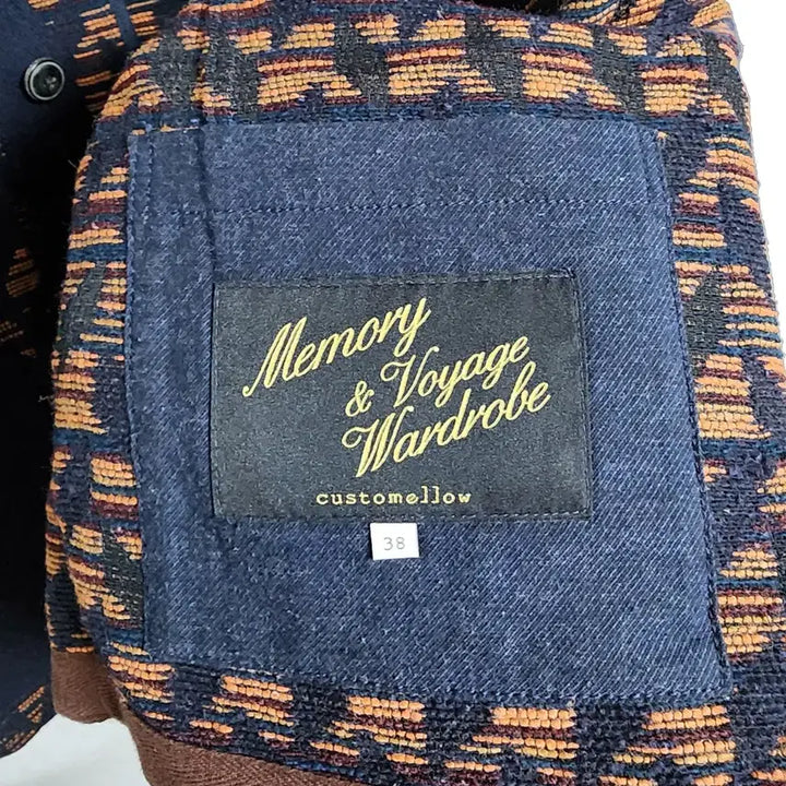 [BUNJANG] Customellow Voyage Pattern Cardigan Jacket / [38] 커스텀멜로우 / Voyage 7부 소매 패턴 가디건 자켓