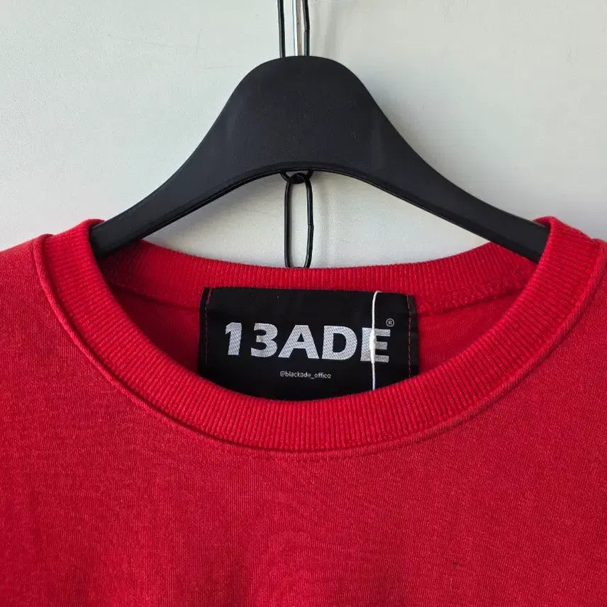 [BUNJANG] Unisex Red Lettering T-shirt / 남녀공용)레드 레터링 티셔츠/새제품