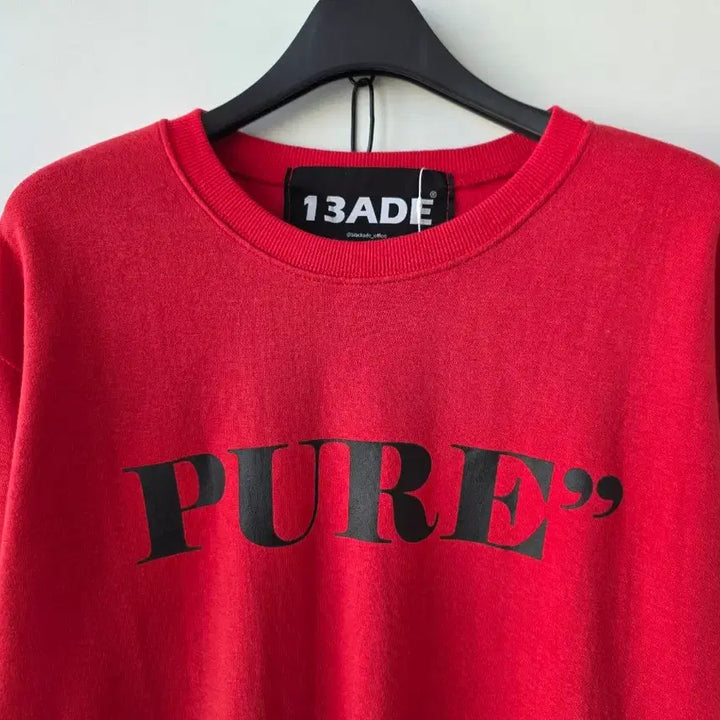 [BUNJANG] Unisex Red Lettering T-shirt / 남녀공용)레드 레터링 티셔츠/새제품