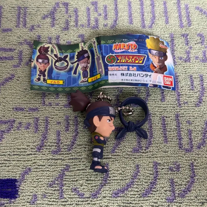 [BUNJANG] Naruto Iruka Mini Figure Keyring / 나루토 이루카 고전 키링 미니 피규어 스트랩 가챠