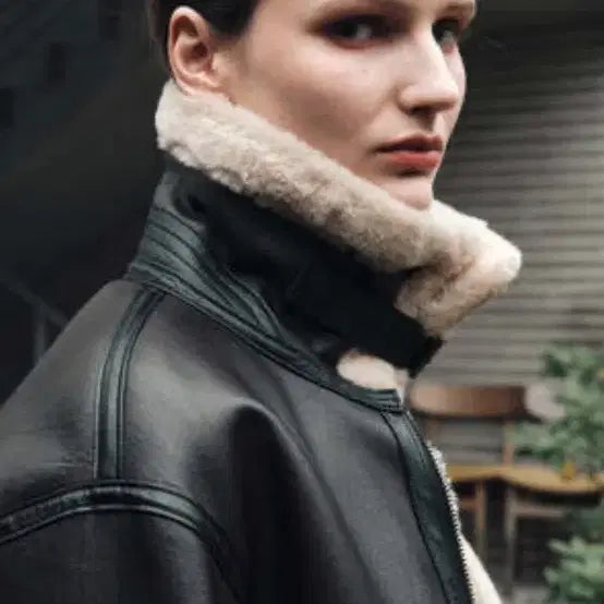 [BUNJANG] Mondol Faux Fur Mustang Jacket / [새제품] 몽돌 무스탕 페이크 퍼 무스탕 자켓