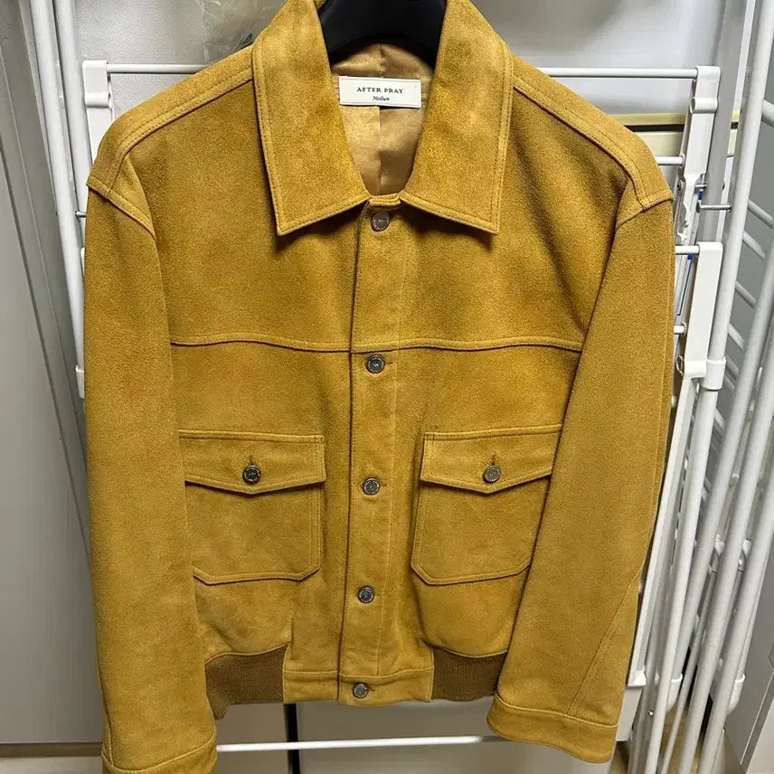 [BUNJANG] After Pray Suede Trucker Jacket Camel M / 에프터 프레이 스웨이드 트러커 자켓 카멜 M