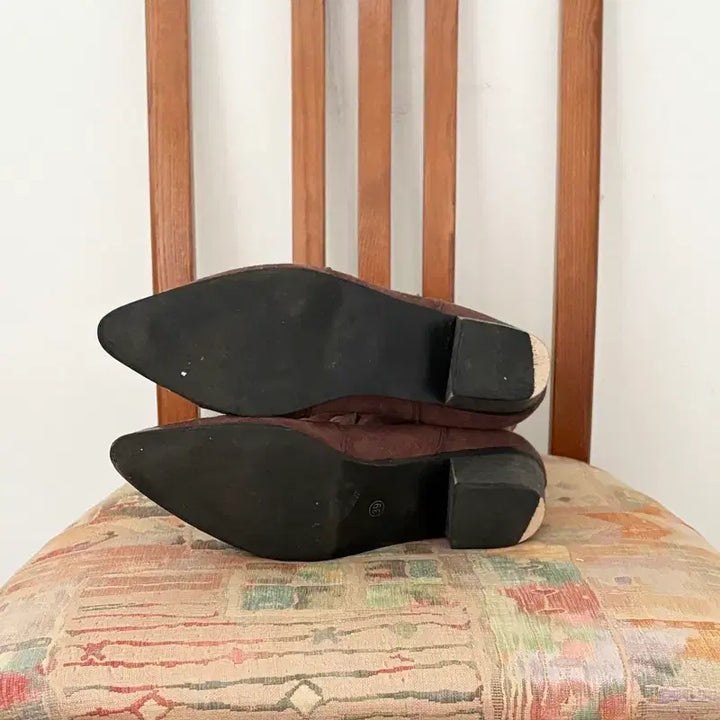 [BUNJANG] Suede Western Boots / 스웨이드 웨스턴 부츠