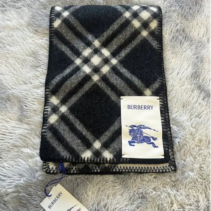 [BUNJANG] Burberry Check Wool Scarf / 버버리 체크 울 머플러