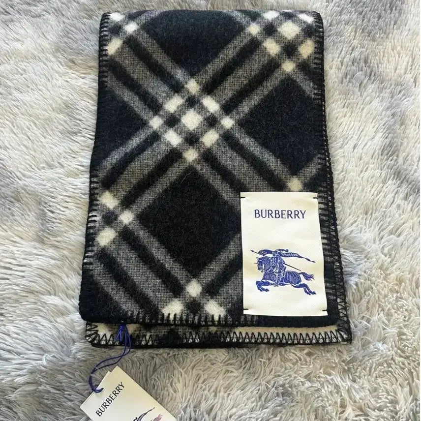 [BUNJANG] Burberry Check Wool Scarf / 버버리 체크 울 머플러