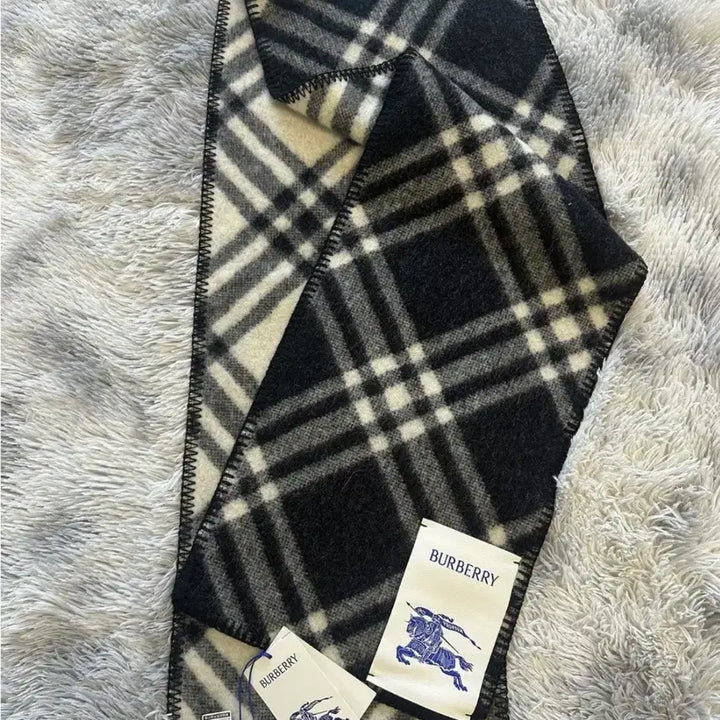[BUNJANG] Burberry Check Wool Scarf / 버버리 체크 울 머플러