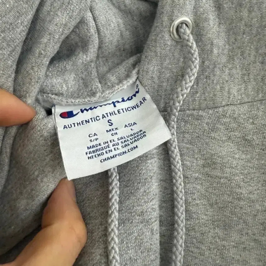 [BUNJANG] Champion Yale University Hoodie Gray (S) / 챔피온 예일 univercity 후드티 그레이 (S)