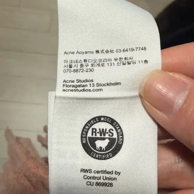 [BUNJANG] Acne Studios Rose Melange Scarf / 아크네스튜디오 로즈멜란지 머플러 새상품(정품)