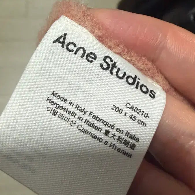 [BUNJANG] Acne Studios Rose Melange Scarf / 아크네스튜디오 로즈멜란지 머플러 새상품(정품)