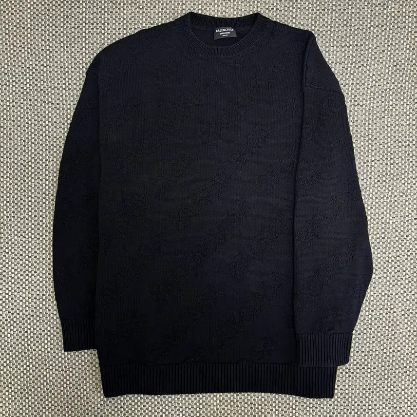 [BUNJANG] Balenciaga Multi Logo Knit Sweater / [M]발렌시아가 멀티로고 니트