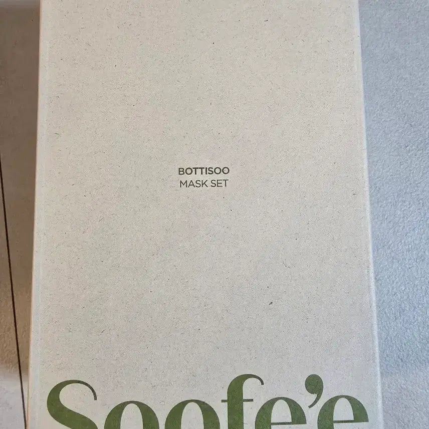 [BUNJANG] Soofe'e Bottisoo Mask Set / Soofe'e Bottisoo 마스크 세트