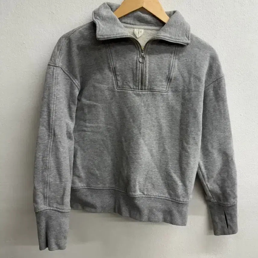 [BUNJANG] Arket Half-Zip Sweatshirt XS / 아르켓 소프트 하프집업 스웨트셔츠 XS