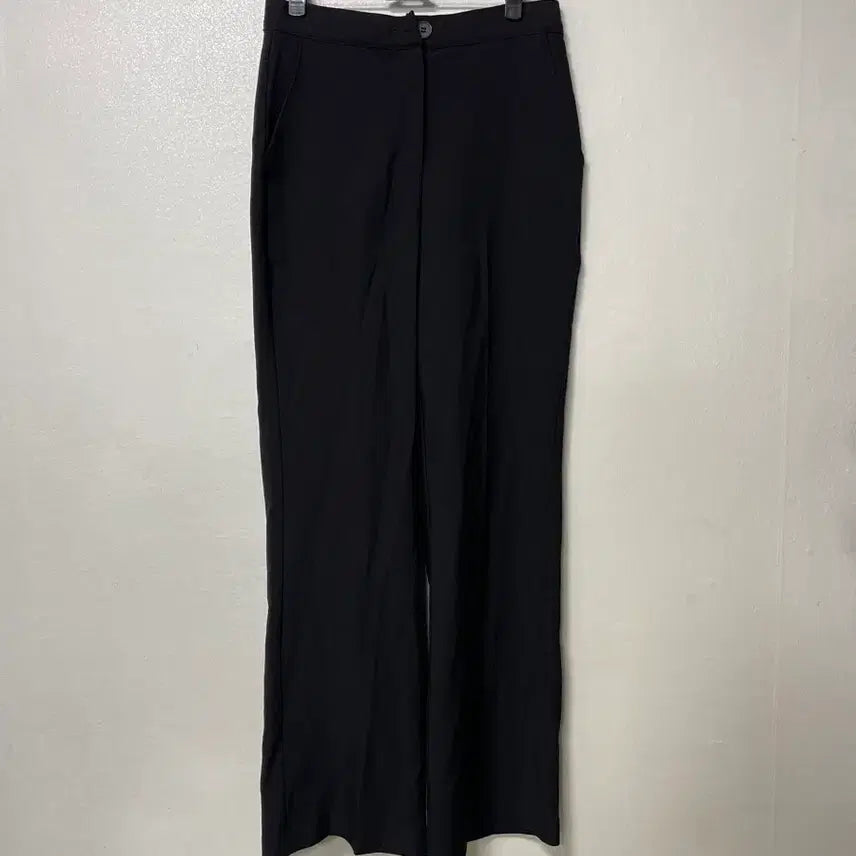 [BUNJANG] Vintage Black Basic Slacks Pants / 빈티지구 블랙 기본 슬랙스 팬츠