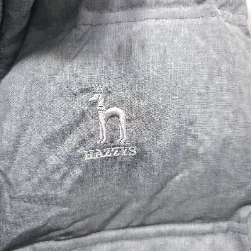 [BUNJANG] Hazzys Gray Lightweight Padded Vest S / 헤지스 그레이 경량 패딩 조끼 S