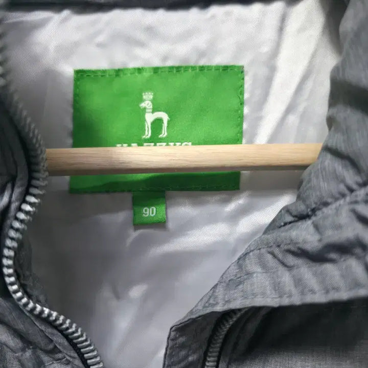 [BUNJANG] Hazzys Gray Lightweight Padded Vest S / 헤지스 그레이 경량 패딩 조끼 S