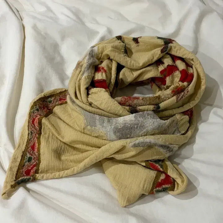 [BUNJANG] Capital Wool Scarf / 캐피탈 축융 울 머플러