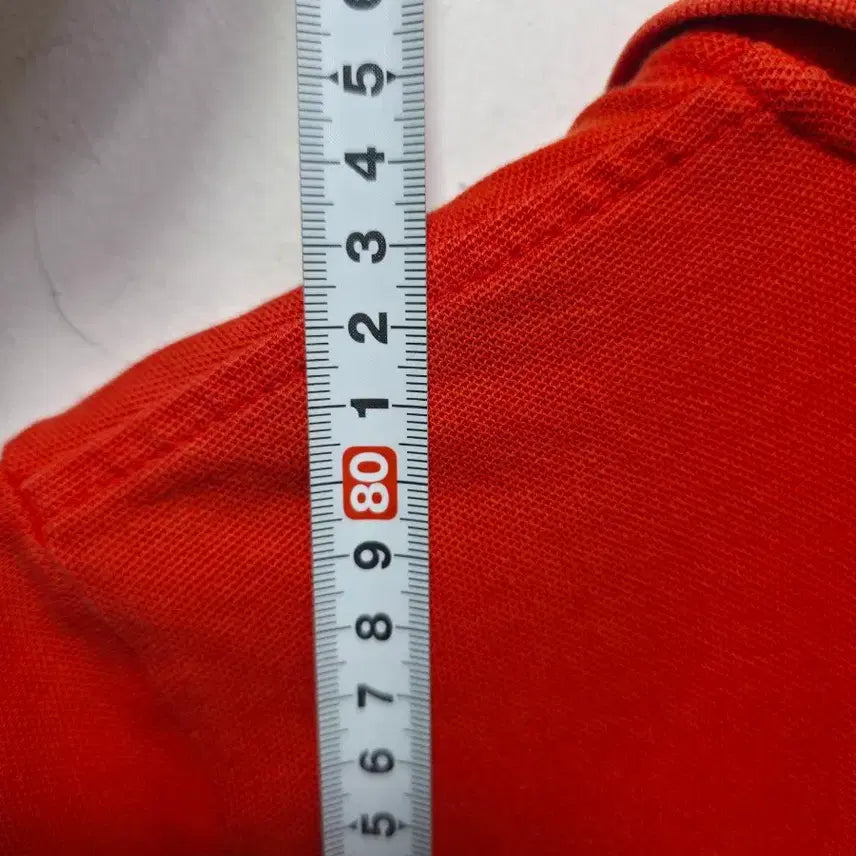 [BUNJANG] Lacoste Red Pique Polo Dress S / 라코스테 레드 피케 폴로 원피스 S