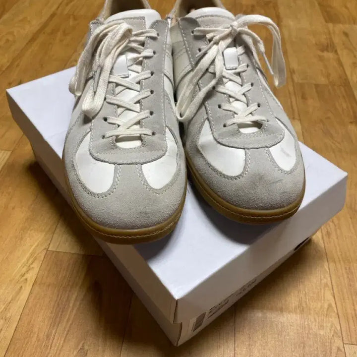 [BUNJANG] Shoopen Vislow German Army Sneakers Ivory / (280) 슈펜 비슬로우 독일군 스니커즈 아이보리