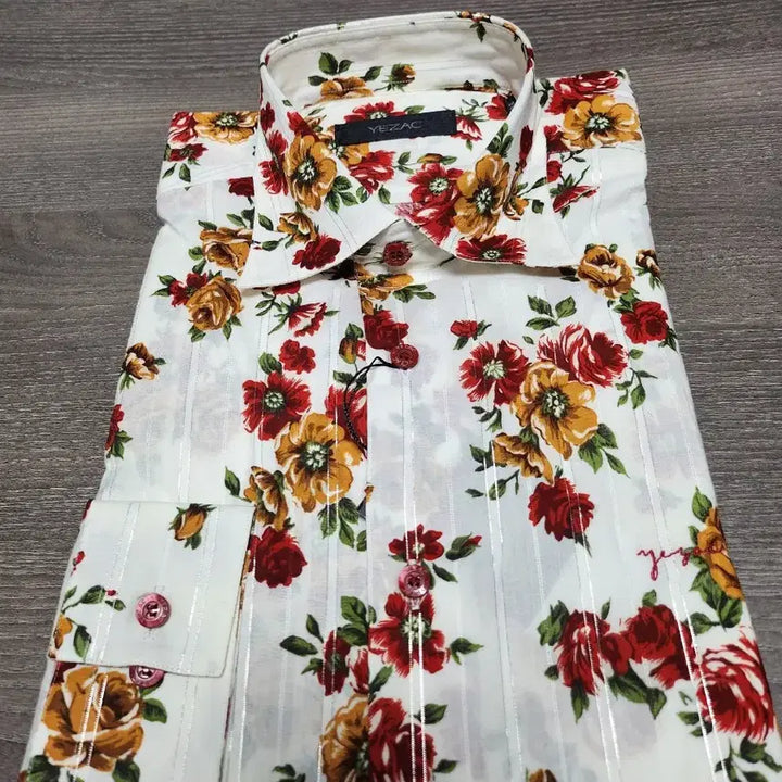 [SOLD OUT] 예작 꽃남방 얇은 셔츠 새상품
