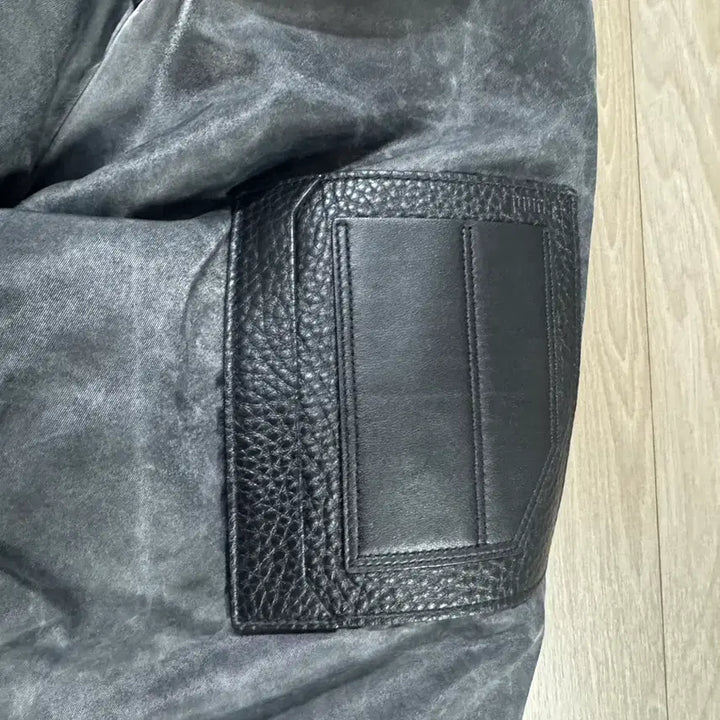 [BUNJANG] Juun.J Garment Washing MA-1 Bomber Jacket (Sleeve Altered) / [52] 준지 가먼트 워싱 마원 그레이 ma-1 (소매 수선)