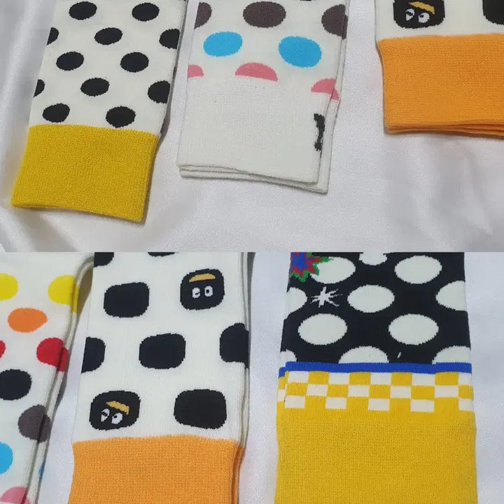 [BUNJANG] Happy Socks Dot Pattern Socks / 개당가격이예요~ 민트 블루 레드 화이트 오렌지 해피삭스 도트 양말