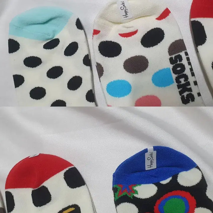 [BUNJANG] Happy Socks Dot Pattern Socks / 개당가격이예요~ 민트 블루 레드 화이트 오렌지 해피삭스 도트 양말