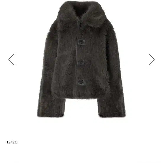 [BUNJANG] Ceeci Reversible Fur Coat (Gray) / Ceeci 리버시블 퍼 코트 그레이 미착용새상품