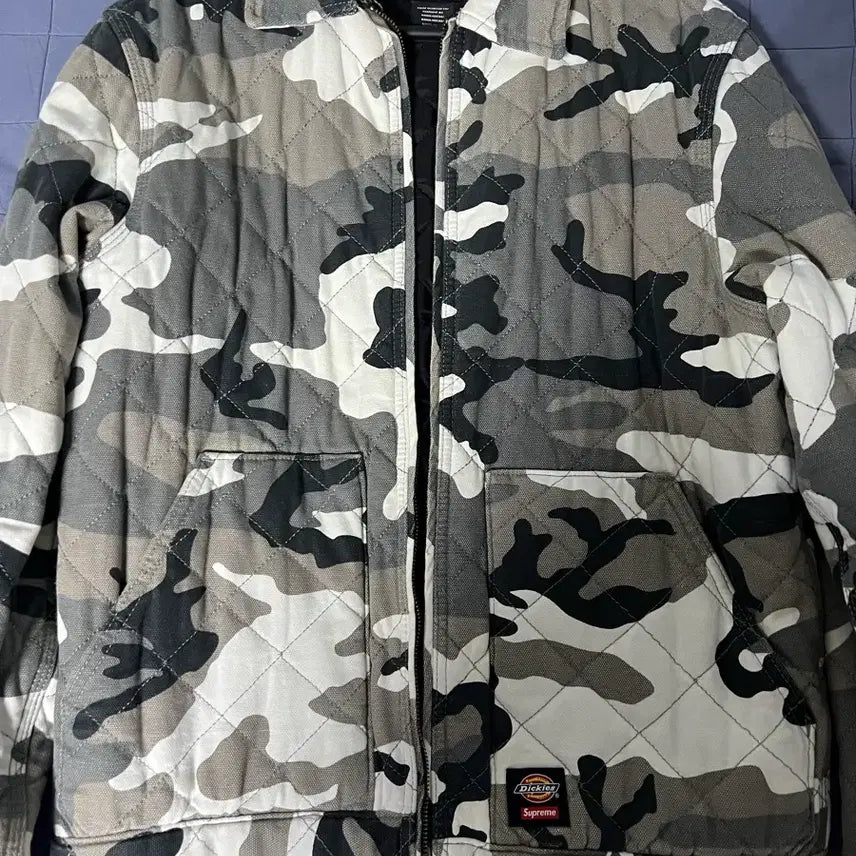 [BUNJANG] Supreme Dickies Quilted Work Jacket Camo (S) / Supremexdickies 슈프림 디키즈 퀼티드 워크 자켓 카모(S)